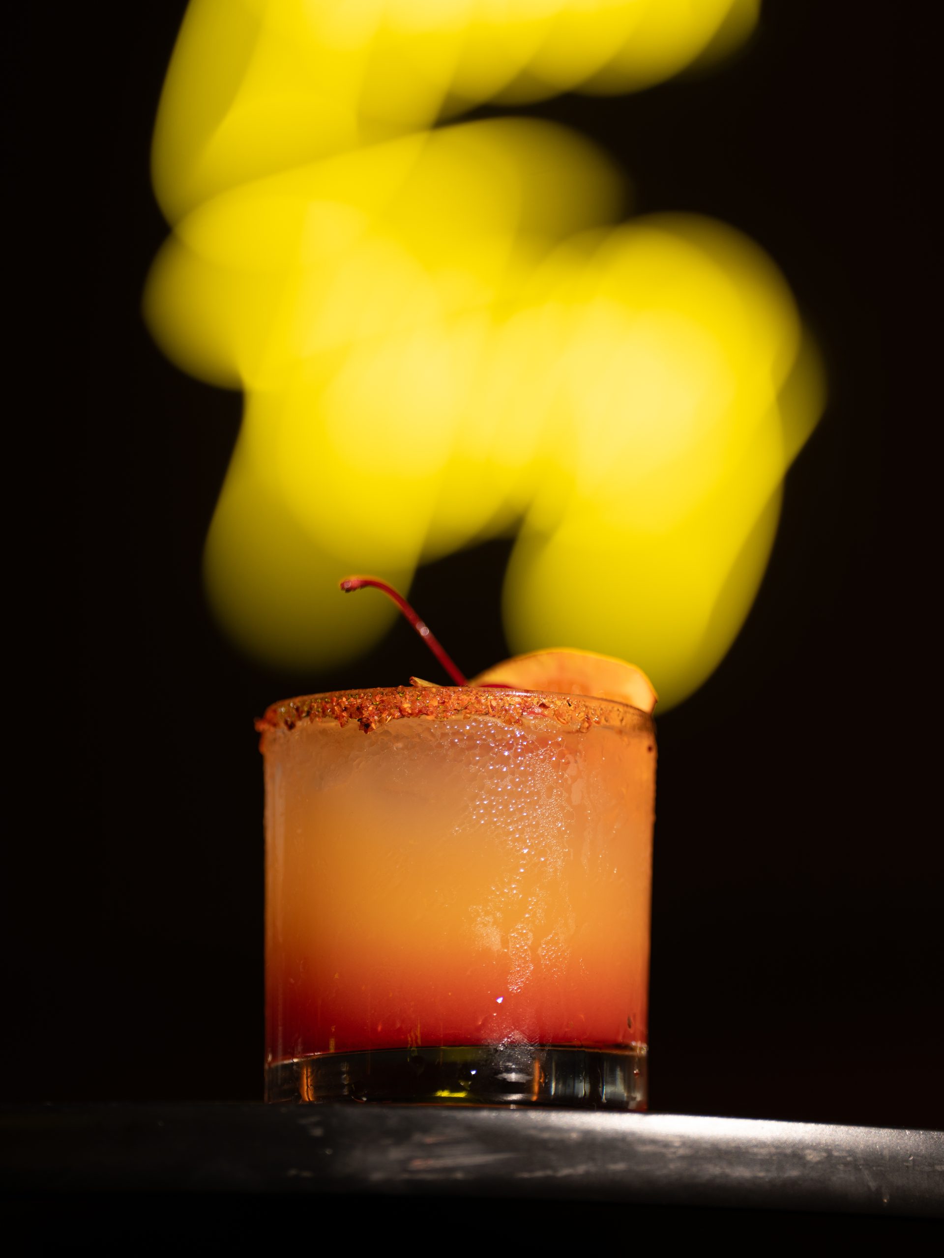 Cocktails served during happy hour at The Greedy Lion bar